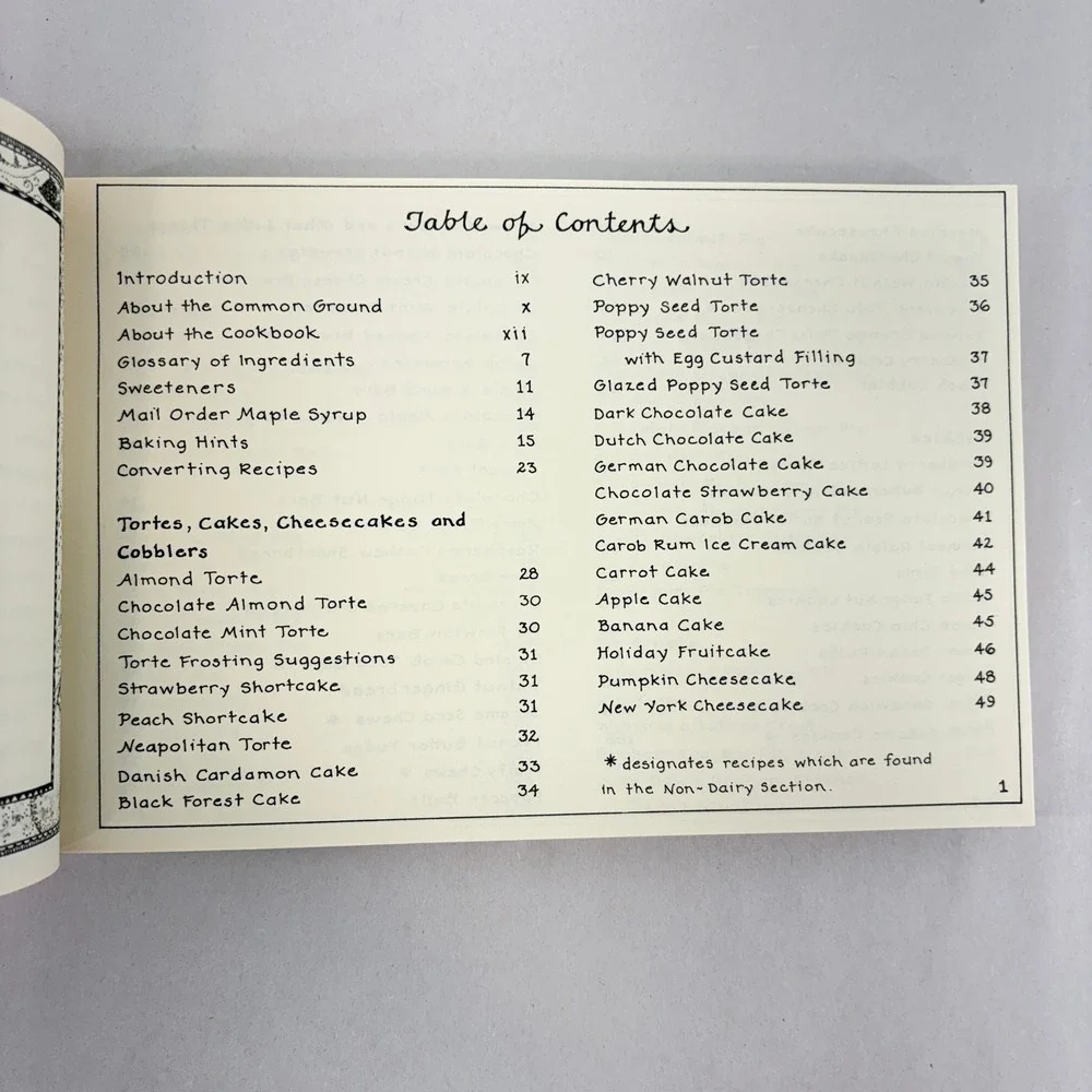 Common Ground Dessert Cookbook Katherine Kohrman 1983 Vermont First Ed Healthy